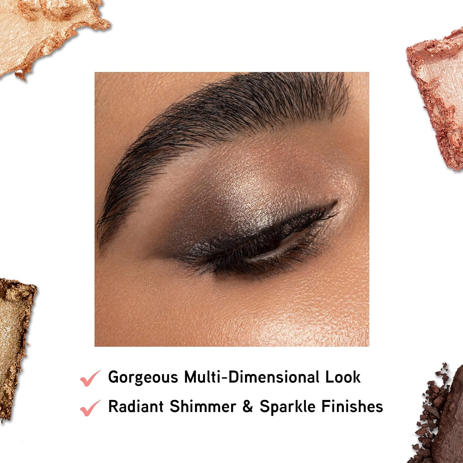 Flormar Göz Farı - Diamonds Terracotta Eyeshadow Golden Eyes 5 G 8690604083886 0212042