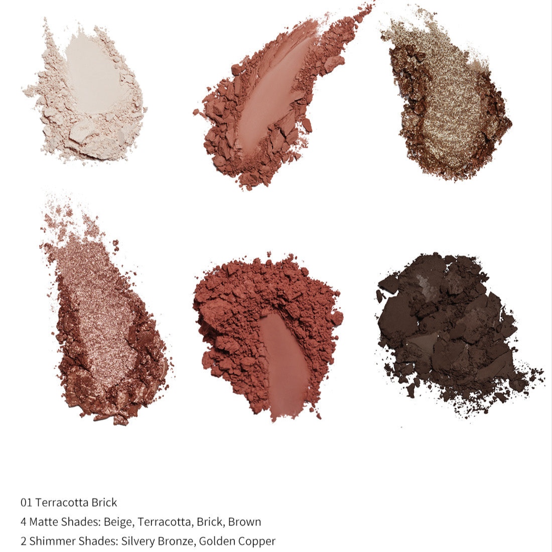 Flormar Göz Farı - Diamonds Terracotta Eyeshadow Golden Eyes 5 G 8690604083886 0212042